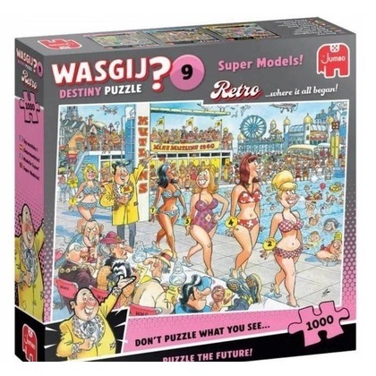 Puzzle 1000 Wasgij Jumbo Retro modelki
