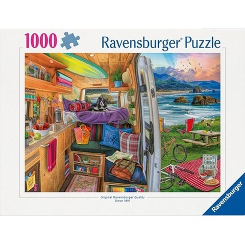 Puzzle 1000 Widok z kampera