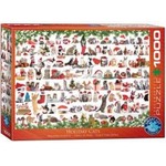 Puzzle 1000 Świąteczne koty