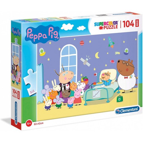 Puzzle 104 elementy Maxi Świnka Peppa