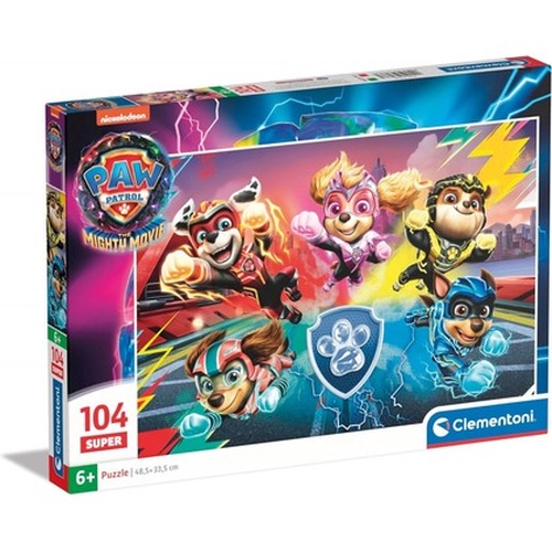 Puzzle 104 elementy Psi Patrol The Mighty Movie