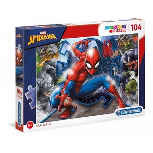 Puzzle 104 elementy Super Kolor - Spider-Man