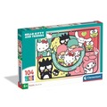 Puzzle 104 Super Color Hello Kitty