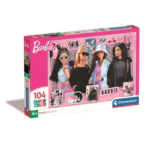 Puzzle 104 Super Kolor Barbie