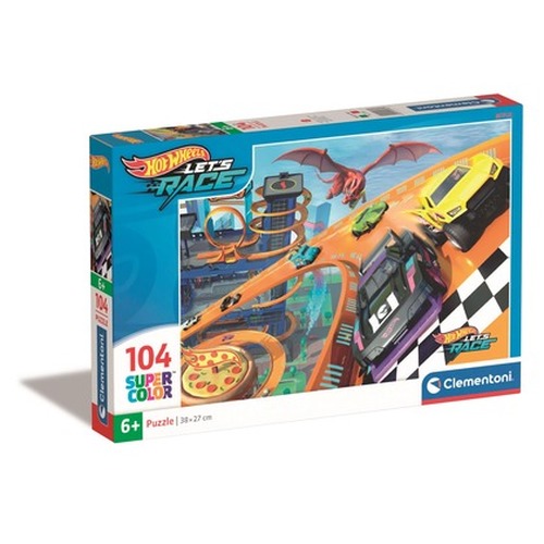 Puzzle 104 Super Kolor Hot Wheels 25760