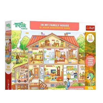 Puzzle 104 Trefliki W moim rodzinnym domu TREFL