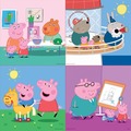 Puzzle 12 el. + 20 el. + 25 el. + 25 el. Świnka Peppa