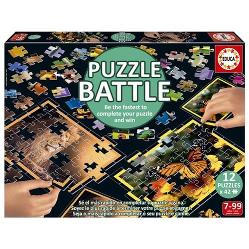 Puzzle 12 x 42 el. Zwierzęta