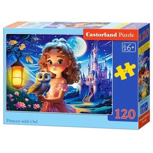 Puzzle 120 Princess with Owl CASTOR