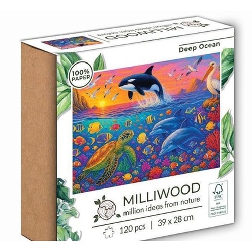 Puzzle 120 Tradycyjne Milliwood Deep Ocean