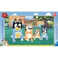 Puzzle 15 Bluey & Family Frame