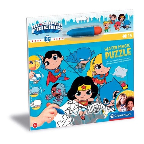 Puzzle 15 elementów Water magic DC Super friends