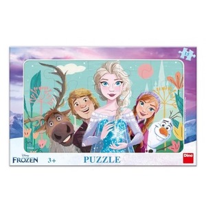 Puzzle 15 ramkowe Kraina Lodu Frozen II Rodzina
