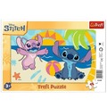 Puzzle 15 ramkowe W cieniu palm TREFL