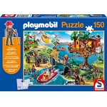 Puzzle 150 el. PLAYMOBIL Domek na drzewie + figurka