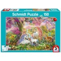 Puzzle 150 el. Rodzina jednorożców