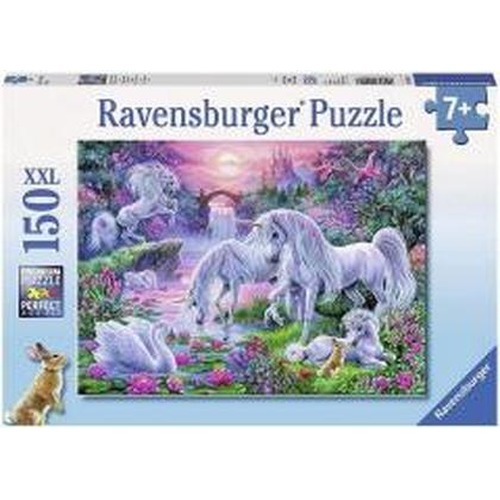 Puzzle 150 Jednorożec o zachodzie słońca