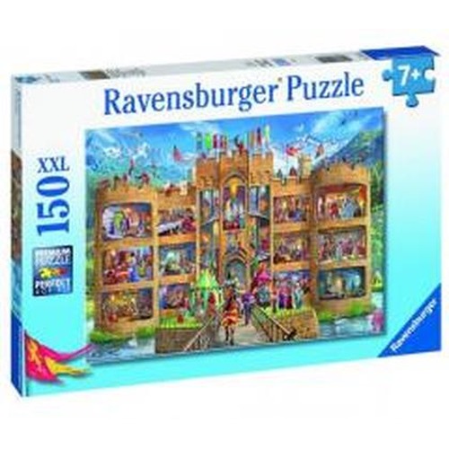 Puzzle 150 Widok na zamek rycerski XXL