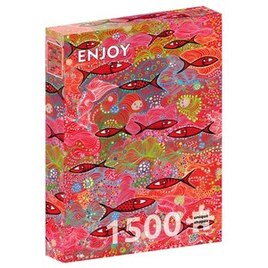 Puzzle 1500 el. Głęboka czerwień