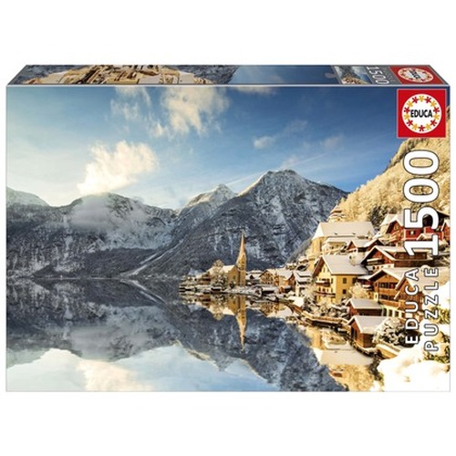 Puzzle 1500 el. Hallstatt zimą / Austria
