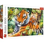 Puzzle 1500 elementów Dwa tygrysy