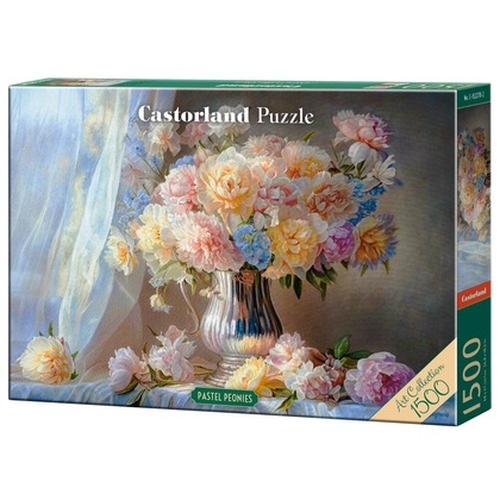 Puzzle 1500 Pastel Peonies C-152278-2