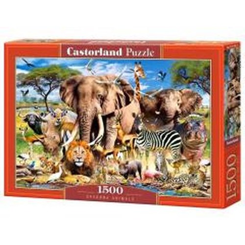 Puzzle 1500 Savanna Animals CASTOR