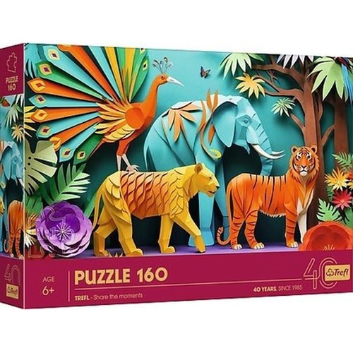 Puzzle 160 Paper Art: Dżungla TREFL