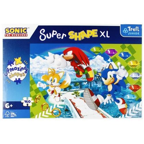 Puzzle 160 Super Shape XL Wesoły Sonic TREFL