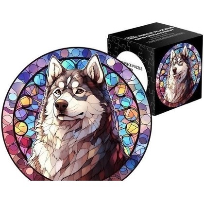 Puzzle 168el Witraż. Pies