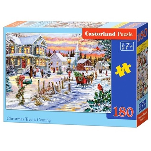 Puzzle 180 Choinka nadchodzi CASTOR