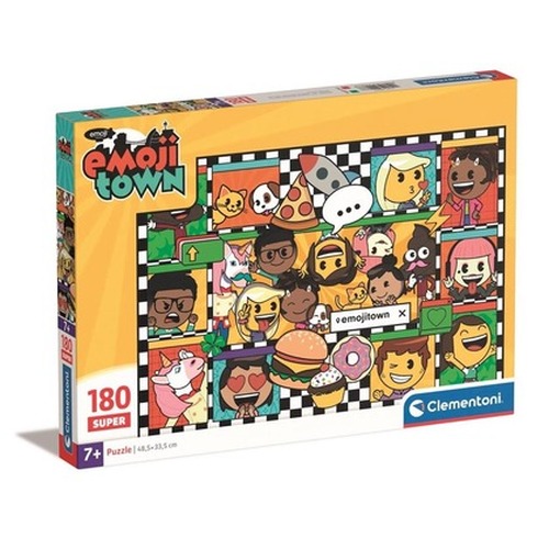 Puzzle 180 Super Kolor Emojii Town