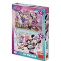 Puzzle 2-w-1 z Minnie i Daisy 24 i 48el