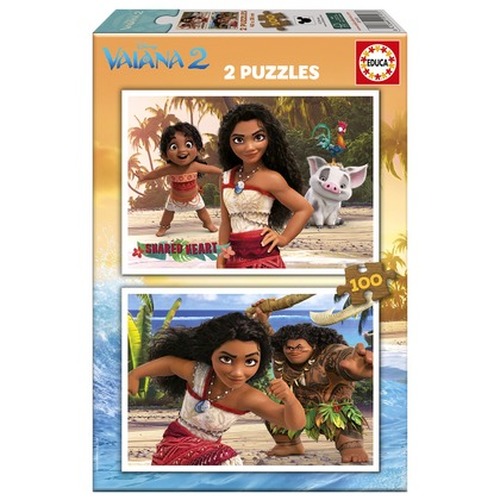 Puzzle 2 x 100 el. Vaiana 2