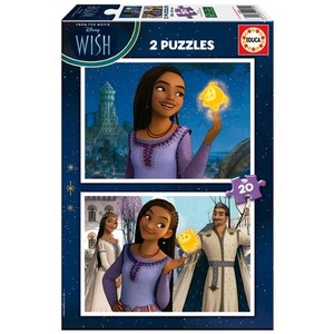 Puzzle 2 x 20 el. Życzenie