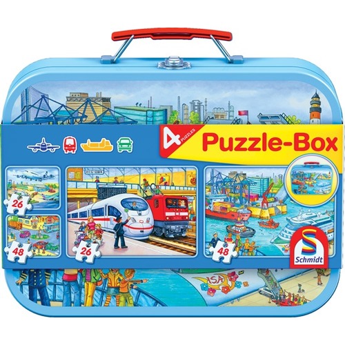 Puzzle 2 x 26 el. + 2 x 48 el. W WALIZCE - Transport