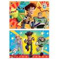 Puzzle 2 x 50 el. Toy Story 4 (drewniane)