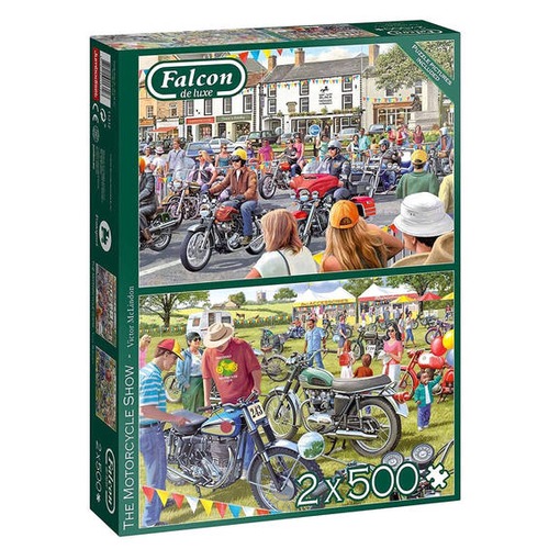 Puzzle 2 x 500 el. FALCON Zlot motocyklowy