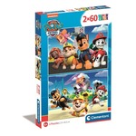 Puzzle 2 x 60 super kolor Paw patrol 21623