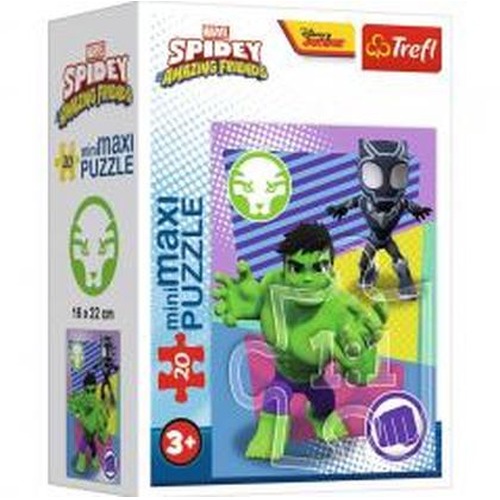 Puzzle 20 miniMaxi-Niesamowity Spidey 4 TREFL