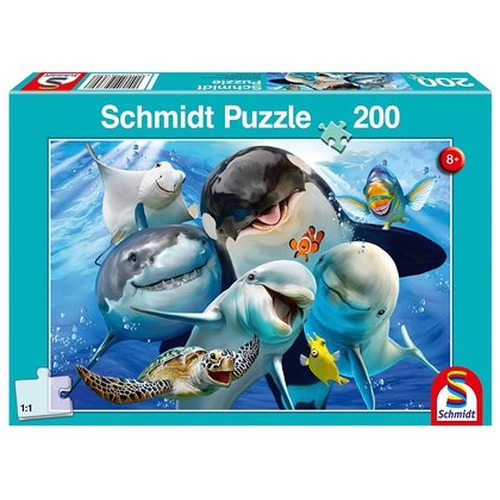 Puzzle 200 el. Podwodni przyjaciele