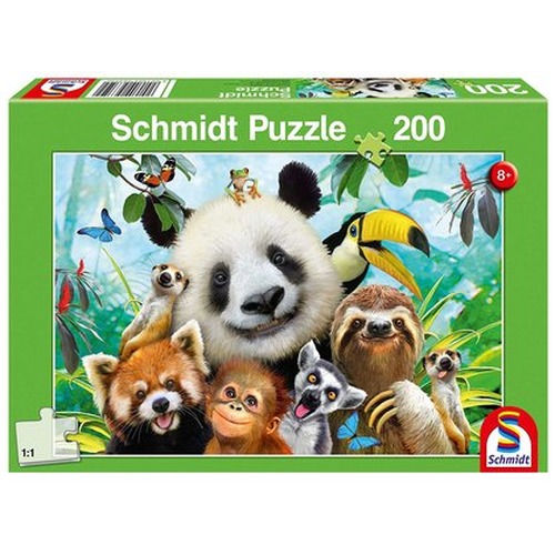 Puzzle 200 el. Wesołe zwierzaki