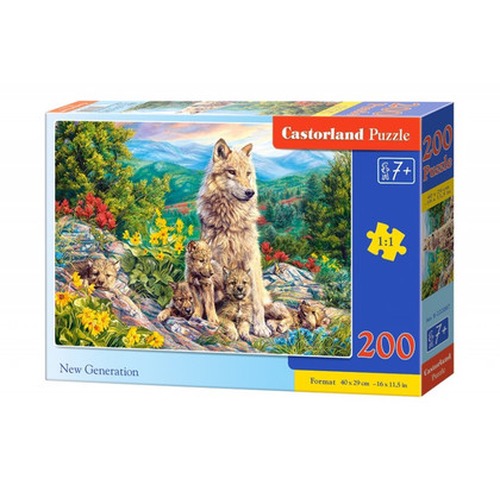 Puzzle 200 elementów - Nowe pokolenie