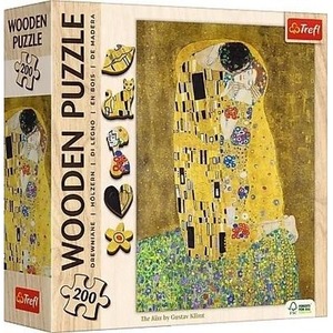 Puzzle 200 Puzzle Drewniane Pocałunek Gustav Klimt 20247