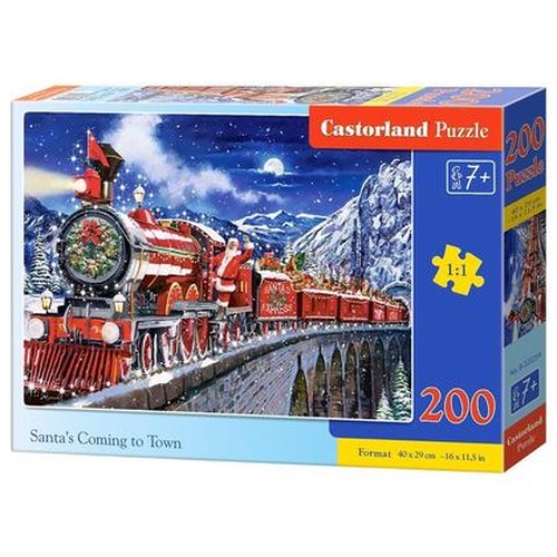 Puzzle 200 Santa\'s Coming to Town CASTOR