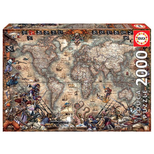 Puzzle 2000 el. Mapa piratów