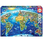 Puzzle 2000 el. Zabytki całego świata