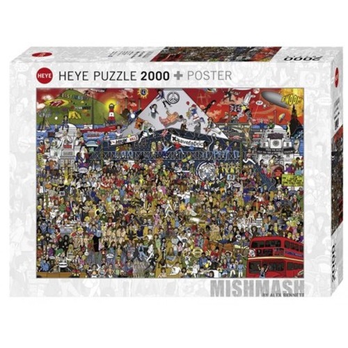 Puzzle 2000 elementów - Historia muzki 