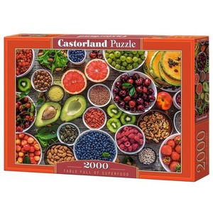 Puzzle 2000 Table Full of Superfood CASTOR