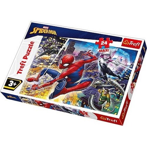 Puzzle 24 elementy Maxi - Nieustraszony Spider-Man